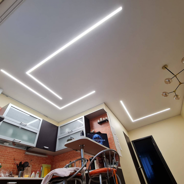 Фото матового натяжного потолка в квартиру